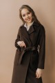 Удлиненное пальто с накладными карманами #AS55
